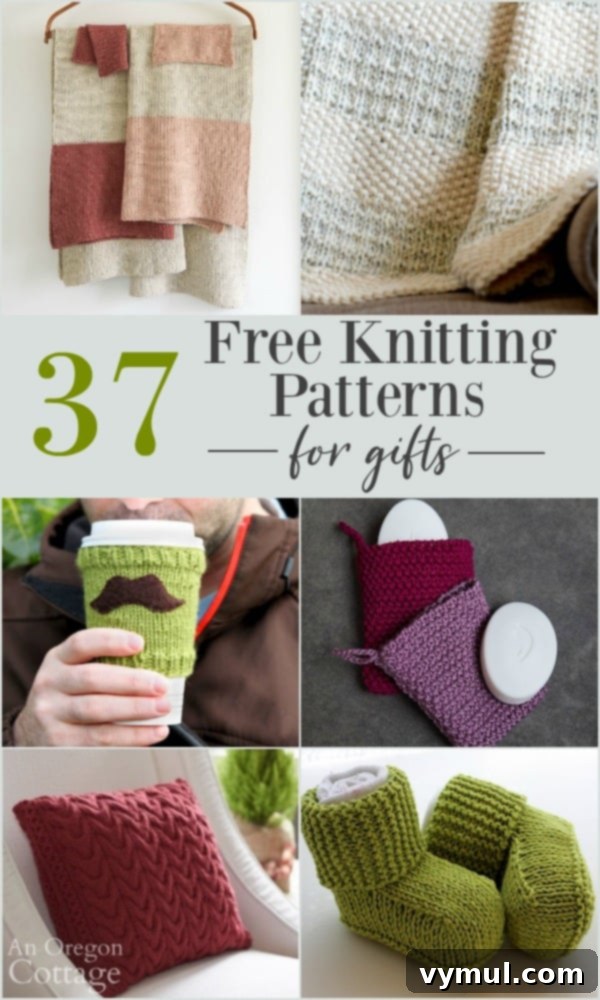 Quick and Free Knitted Gifts 2 37 Free Knitting Patterns for Gifts