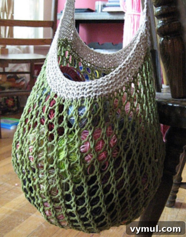 Quick and Free Knitted Gifts 15 Knitted Girlfriend Market Bag-Ravelry