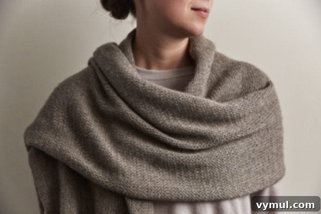 Quick and Free Knitted Gifts 18 Knitted elementary-wrap at Purl Soho