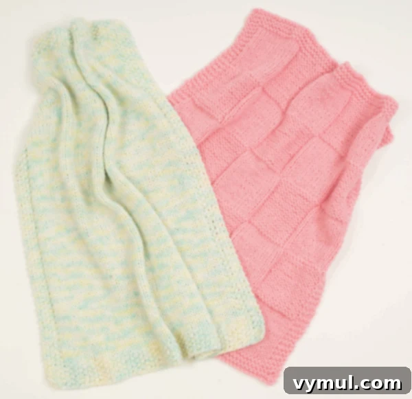 Quick and Free Knitted Gifts 32 Two Fast Knitted Baby Blankets-Love Knitting