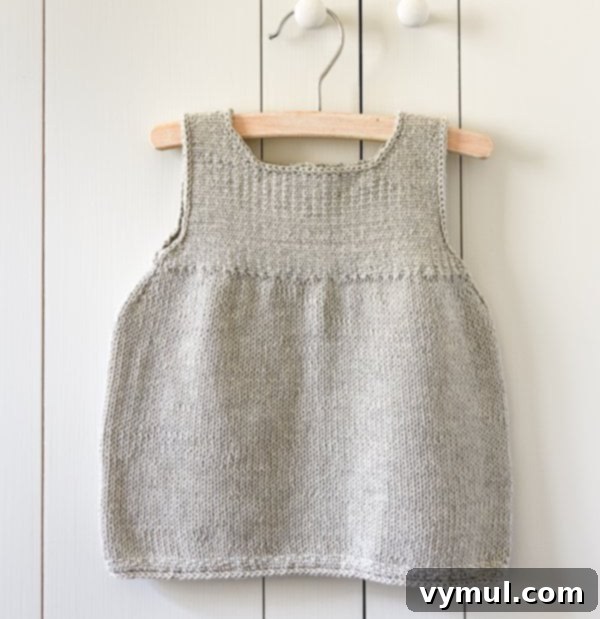 Quick and Free Knitted Gifts 33 clean-simple knitted baby dress at Purl Soho