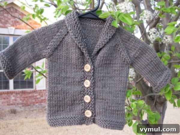 Quick and Free Knitted Gifts 34 Baby Sophisticate Knitted Cardigan-Ravelry