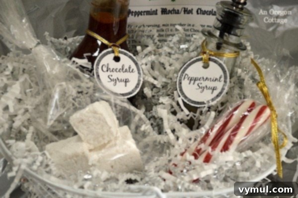 Peppermint Mocha Gift Basket