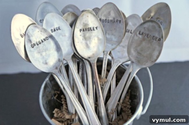 spoon garden markers