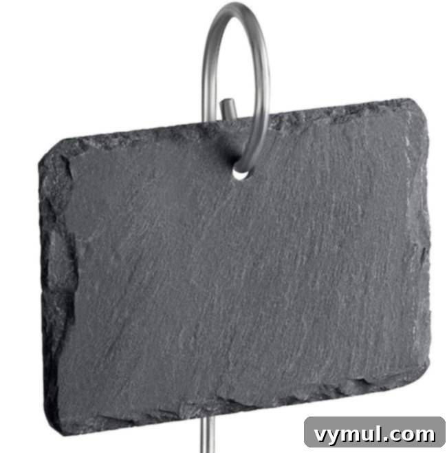 Slate Plant Labels with hanging rod