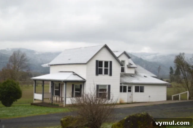 Farmhouse Fixer: One Year In – A Complete Review and Video Tour 4 Snow Dusted Farmhouse