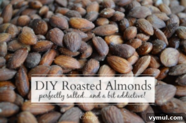 DIY Roasted and Perfectly Salted Almonds: a simple, healthy, and addictive homemade snack from An Oregon Cottage