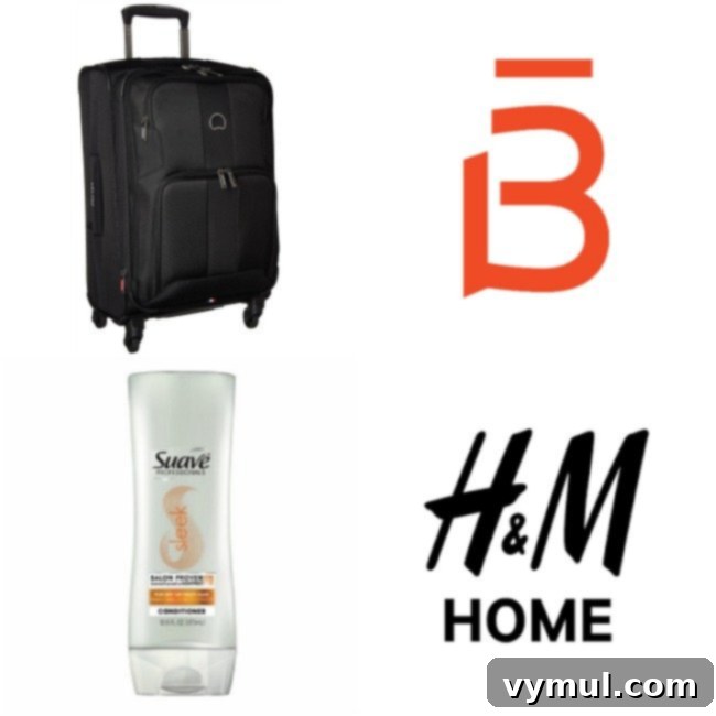 Podcast Cool Things - Items 5-8: Delsey Suitcase, Barre3, Suave Conditioner, H&M Home