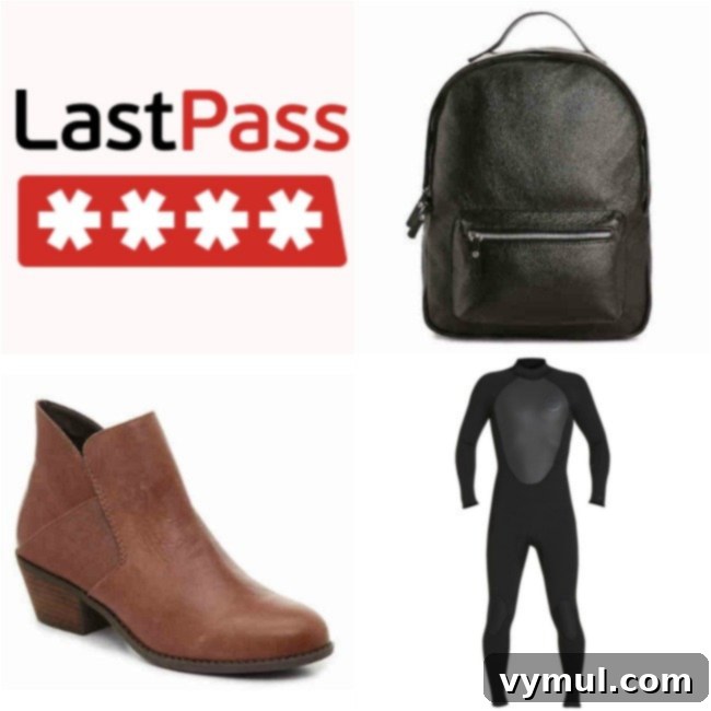 Podcast Cool Things - Items 17-20: LastPass, AE Backpack, Inexpensive Wetsuit, Me-Too Bootie