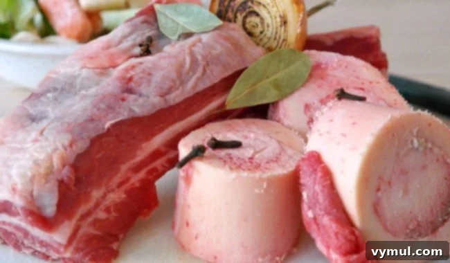 beef bones for stock from bones