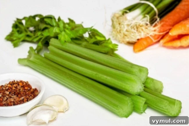 vegetables for chicken broth from bones