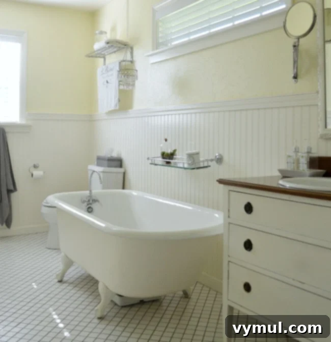 DIY Remodel Wisdom: What We'd Repeat and What We'd Skip 4 Cottage-Farmhouse Master Bath with clawfoot tub