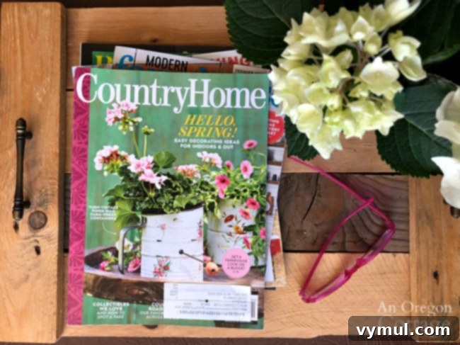 The new quarterly Country Home magazine for farmhouse and country style inspiration