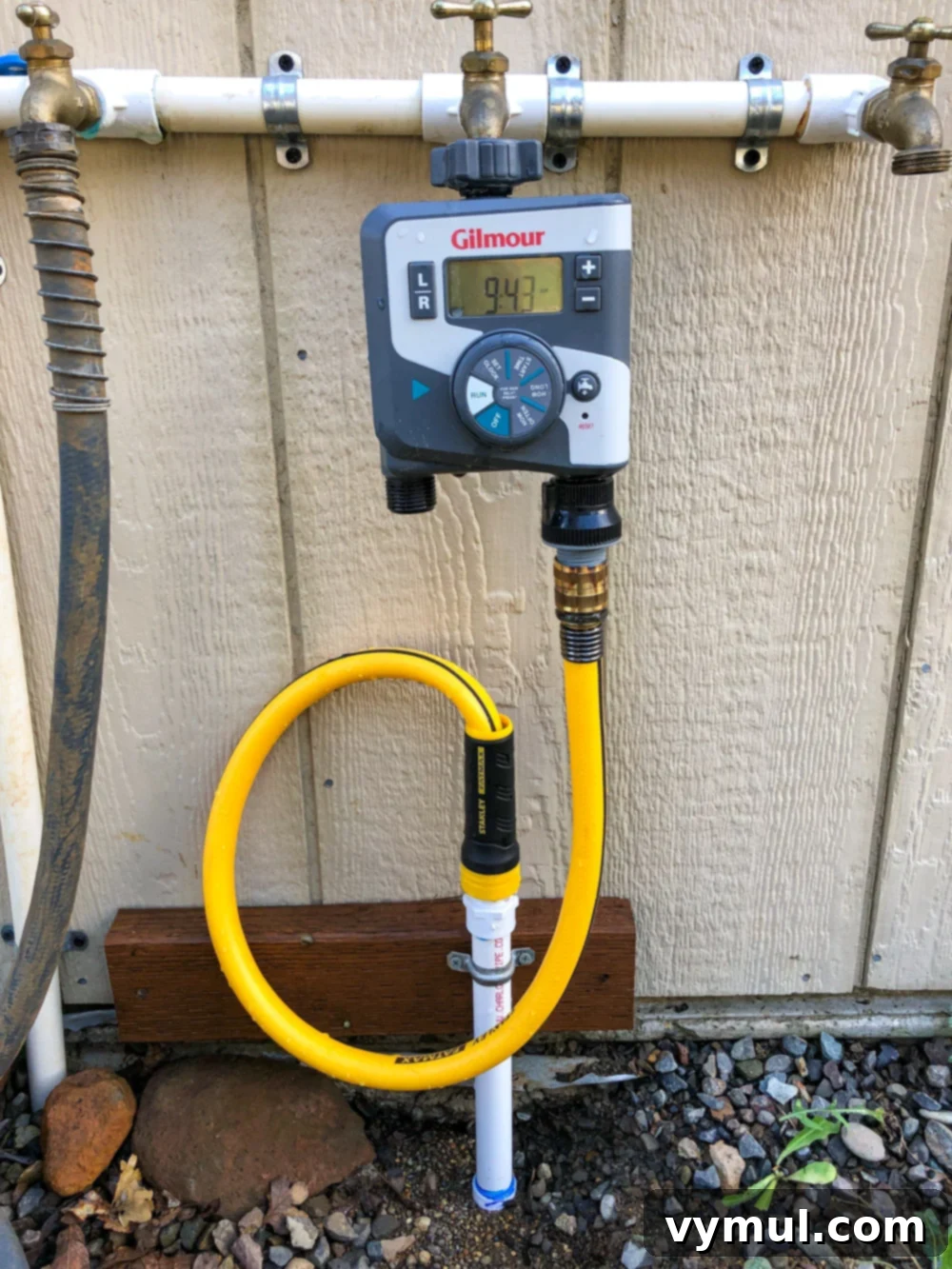 Budget Garden Watering Made Easy 13 watering system timer and hose set up