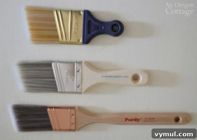 Edition 17: Our $20 Bathroom Glow-Up, August Blooms and Summer Reading 8 Paint brushes for testing