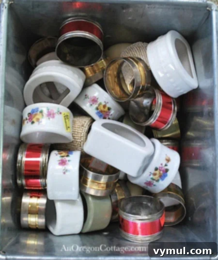 Thrift Store Napkin Rings
