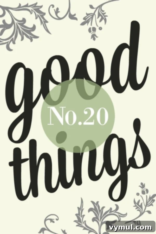 Good Things List No.20