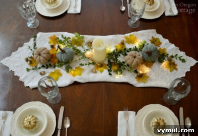 Podcast 65: Unconventional Thanksgiving: Family Revelations and Bold Bites 4 Simple gold green and white fall tablescape