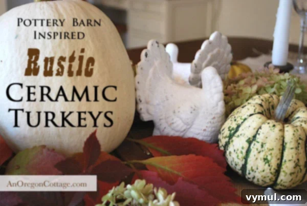 Rustic-White-Ceramic-Turkeys
