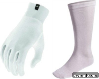 Episode 66: Unwrap a DIY Christmas – Gifts, Festive Food and What's New 5 Silk glove and sock liners for warmth during cold weather activities