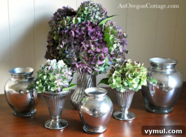 faux mercury glass vases faux mercury glass vases