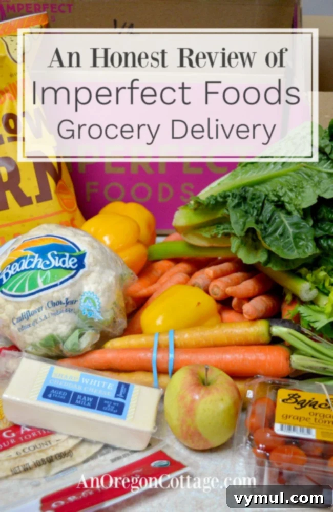 My Unfiltered Experience with Imperfect Foods Delivery 2 Imperfect foods grocery delivery review pin image