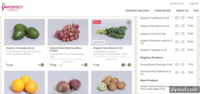 My Unfiltered Experience with Imperfect Foods Delivery 4 Customizing Imperfect Foods box screenshot