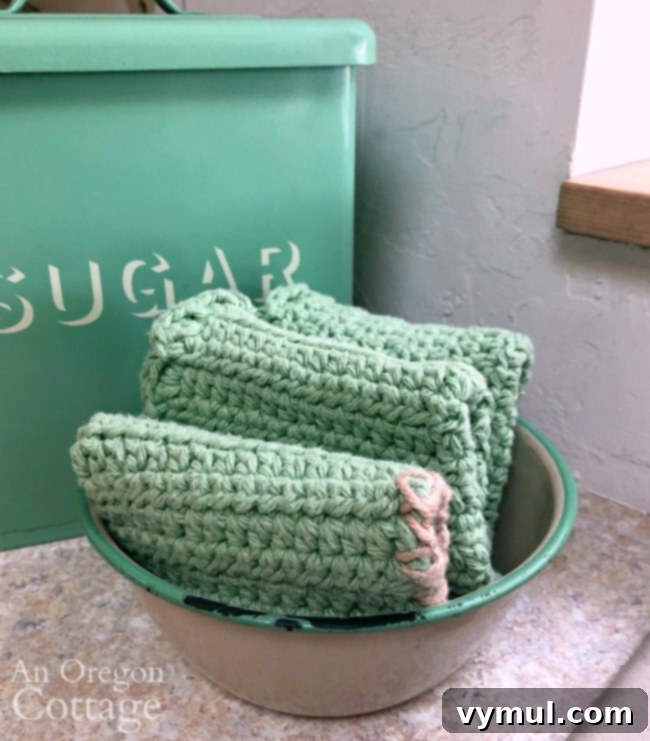 crochet dishcloths