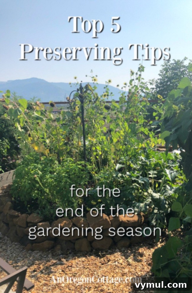 Mastering End-of-Season Preservation: 5 Key Hacks 3 top 5 preserving tips for fall
