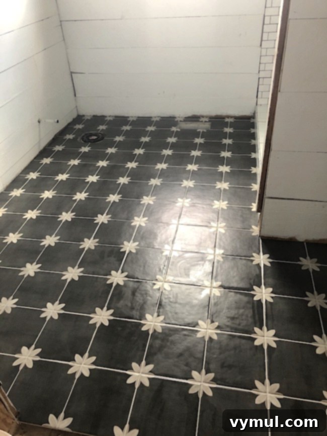 Mastering End-of-Season Preservation: 5 Key Hacks 4 freshly grouted bathroom floor tile