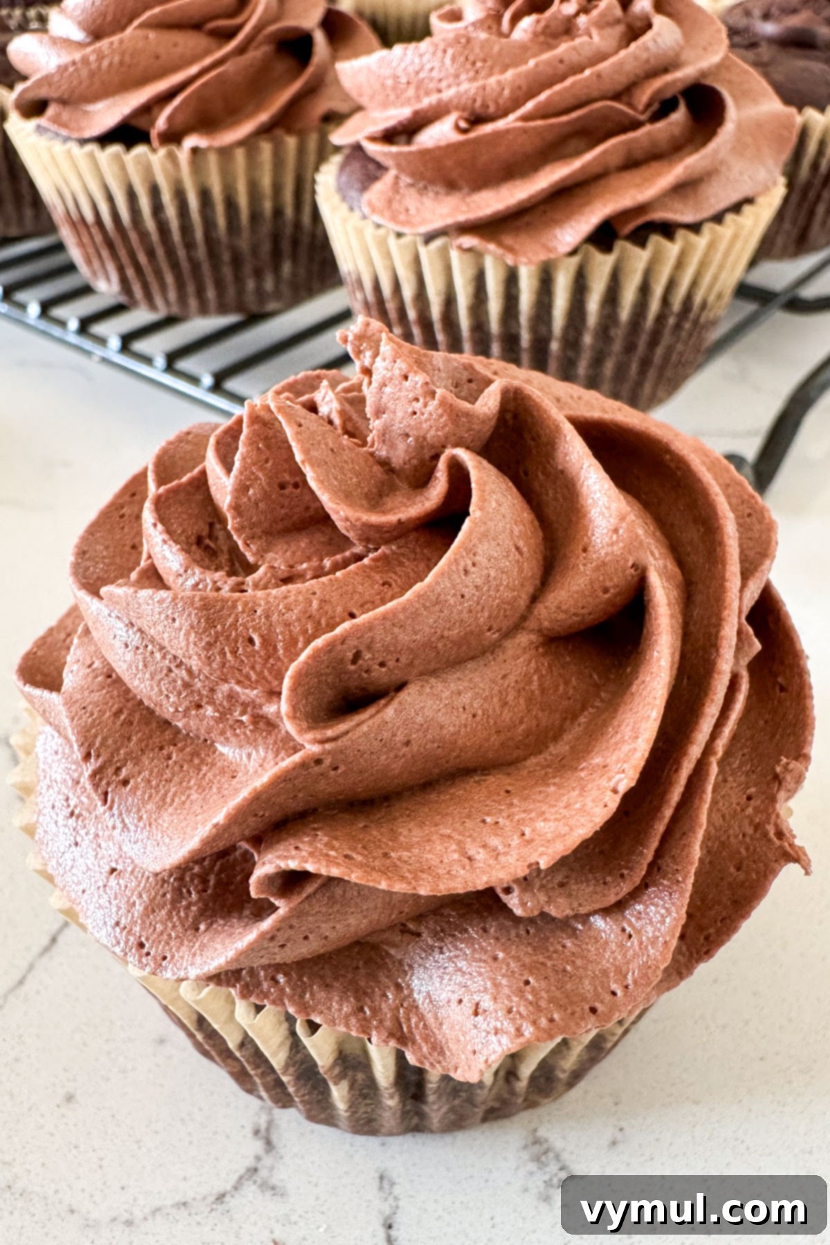 Secretly Healthy Chocolate Zucchini Cupcakes 6 Decadent zucchini chocolate cupcakes topped with a rich chocolate frosting