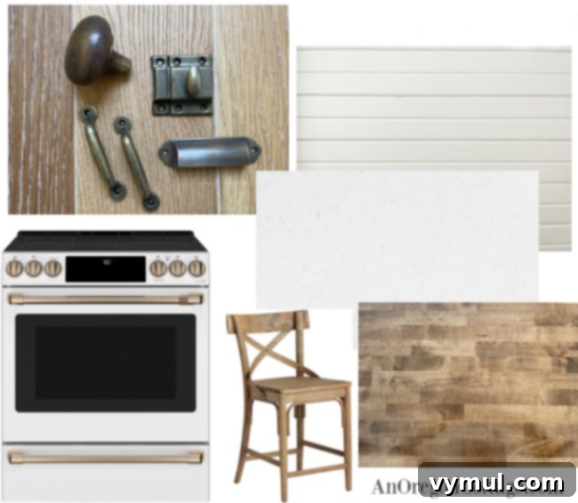 Farmhouse Fixer Kitchen Mood Board - Lower Section