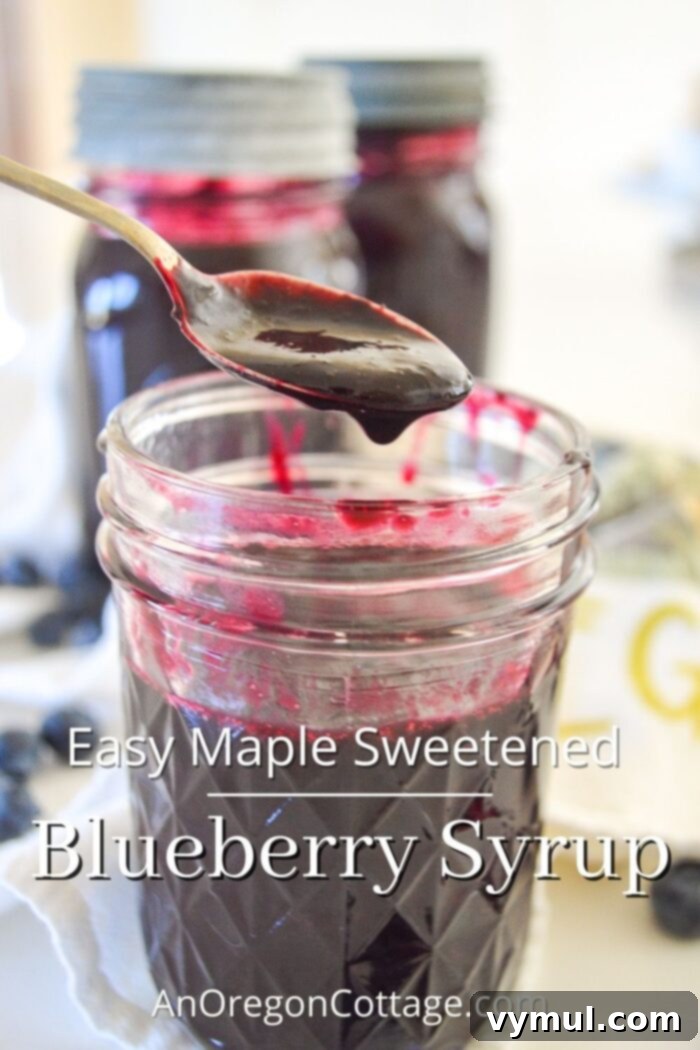 easy blueberry syrup recipe