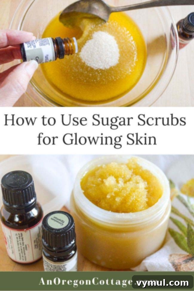 how to use sugar scrubs for glowing skin