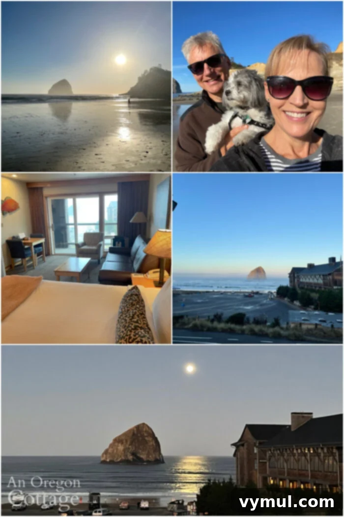 Fall Favorites: Cozy Decor, Fresh Blooms, Perfect Denim, Radiant Skin, & Essential Reads 4 Beautiful Pacific City, Oregon, captured during a serene late September visit, showcasing its pristine, uncrowded beaches, the iconic Haystack Rock rising majestically from the ocean, and the charming Inn at Cape Kiwanda, offering breathtaking coastal views.