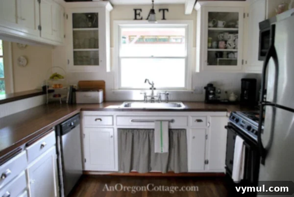 DIY Kitchen Remodel After