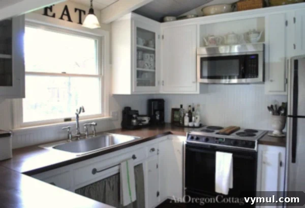 DIY Kitchen Remodel-farmhouse fresh