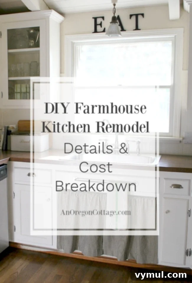 80s Ranch Kitchen Revamp: DIY Farmhouse Fresh Remodel with Complete Cost Breakdown 2 Our stunning modern farmhouse kitchen transformation from an 80s space.