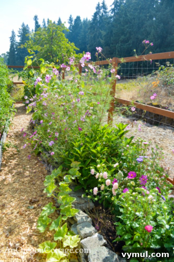 fall garden 21-cutting flower bed