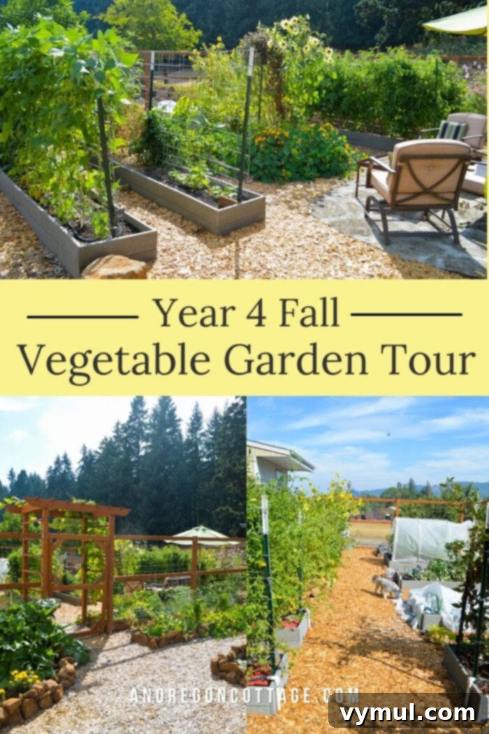 year 4 fall garden tour pin image