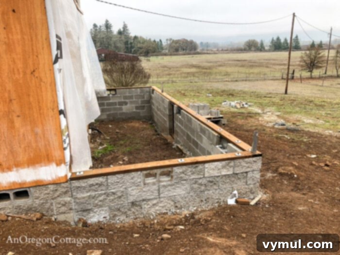 primary bedroom foundation extension