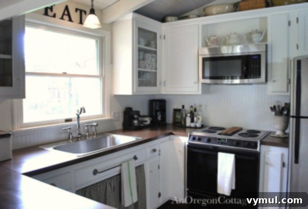 Farmhouse kitchen after