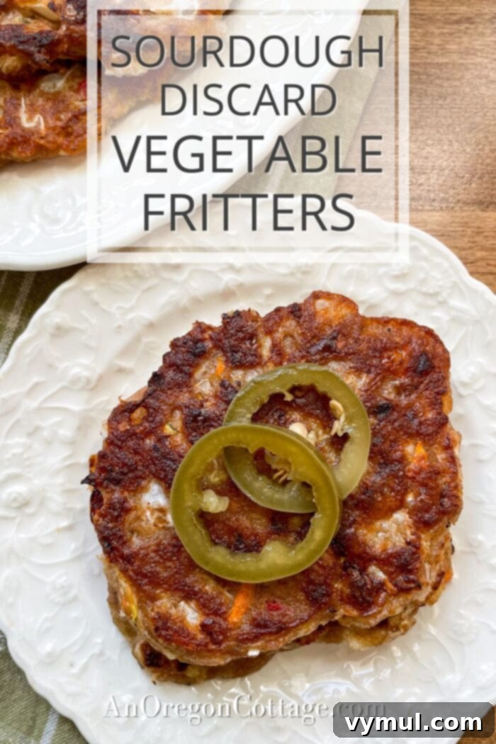 Speedy Sourdough Discard Veggie Fritters 10 Quick sourdough vegetable fritters plated with sauce