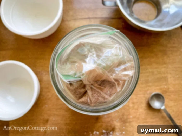 Snickerdoodle Cookie Mix Gift Jar with Wholesome Oat and Whole Wheat and Printable Tags 9 Cinnamon sugar baggie on top of cookie mix in jar