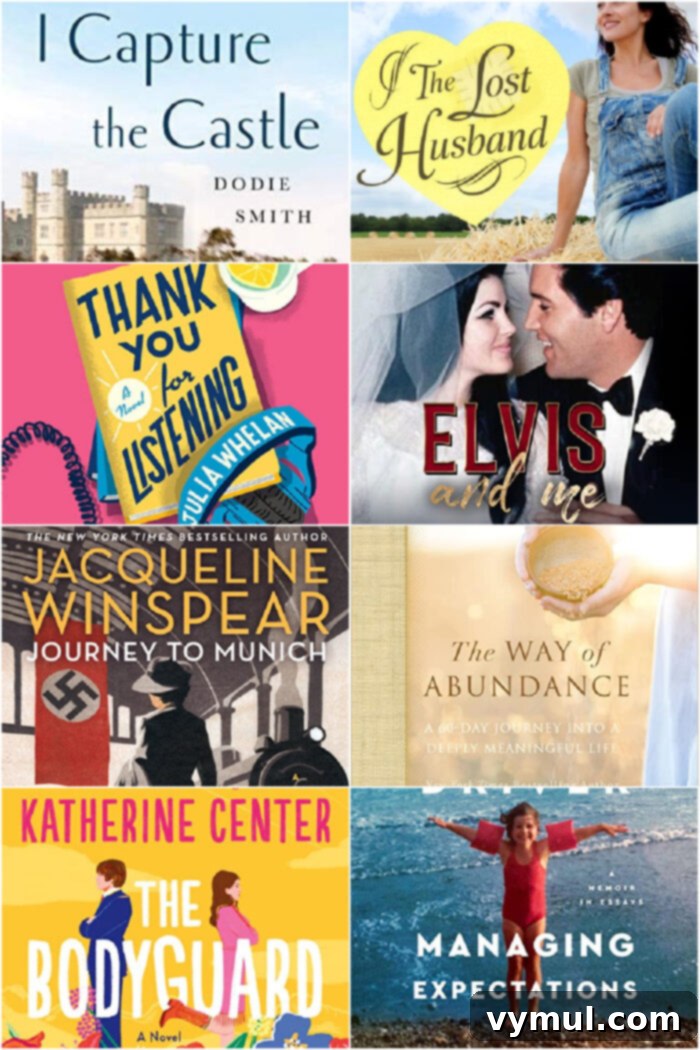 57 Must-Haves & Musings: Holiday Joy, Word of the Year, Lip Relief, and Great Reads 7 Collage of 8 book covers reviewed, including memoirs, historical fiction, and contemporary novels read in December 2022.