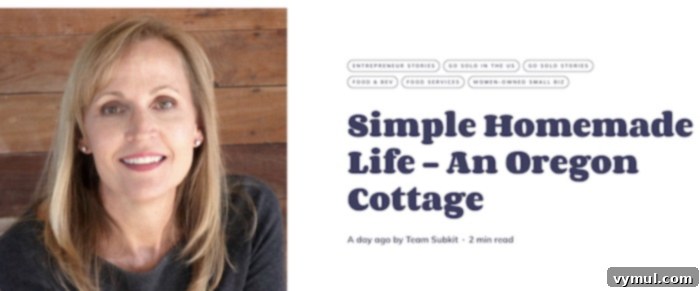 Good Things 58: Cultivating Calm, Organizing Chaos, and Curating Reads 4 GoSolo Subkit feature highlighting 'An Oregon Cottage' business story