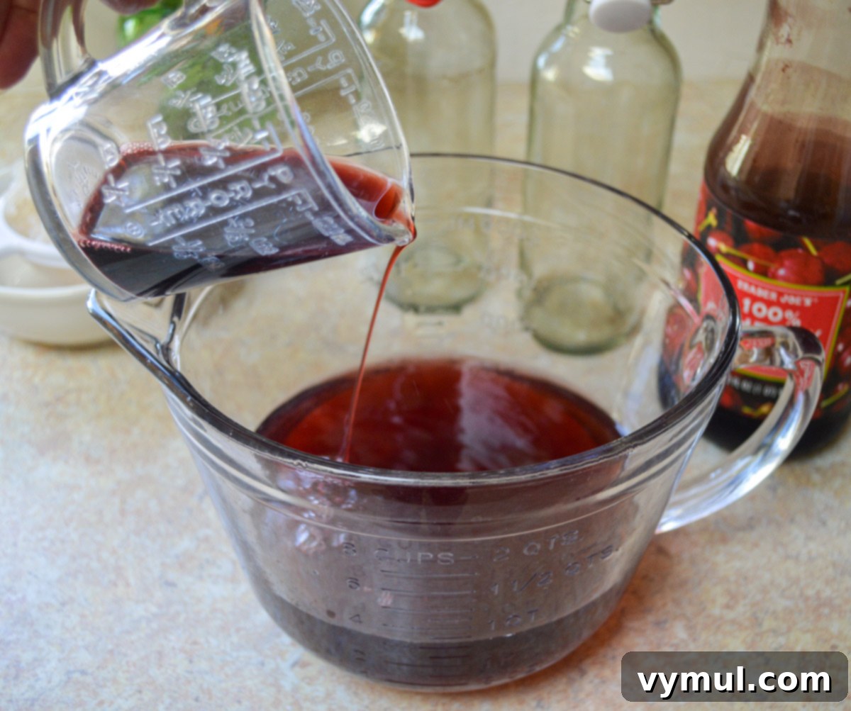 Homemade Water Kefir Made Easy 10 Adding fruit juice to fermented water kefir