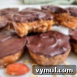 stacked mini oat cups with bite out of one