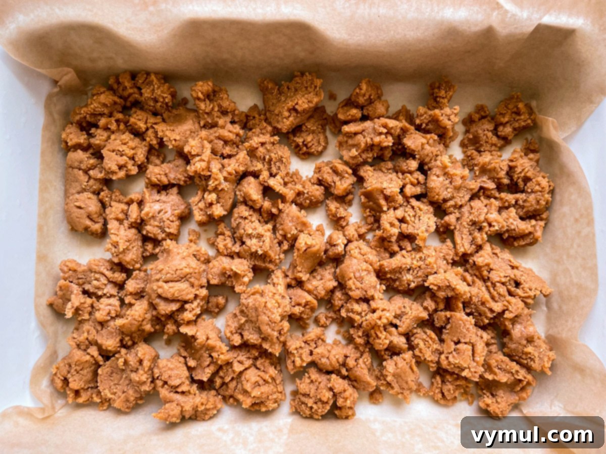 No-Bake Gluten-Free Chocolate Peanut Butter Magic Bars 4 chocolate peanut butter bars step 1 - base