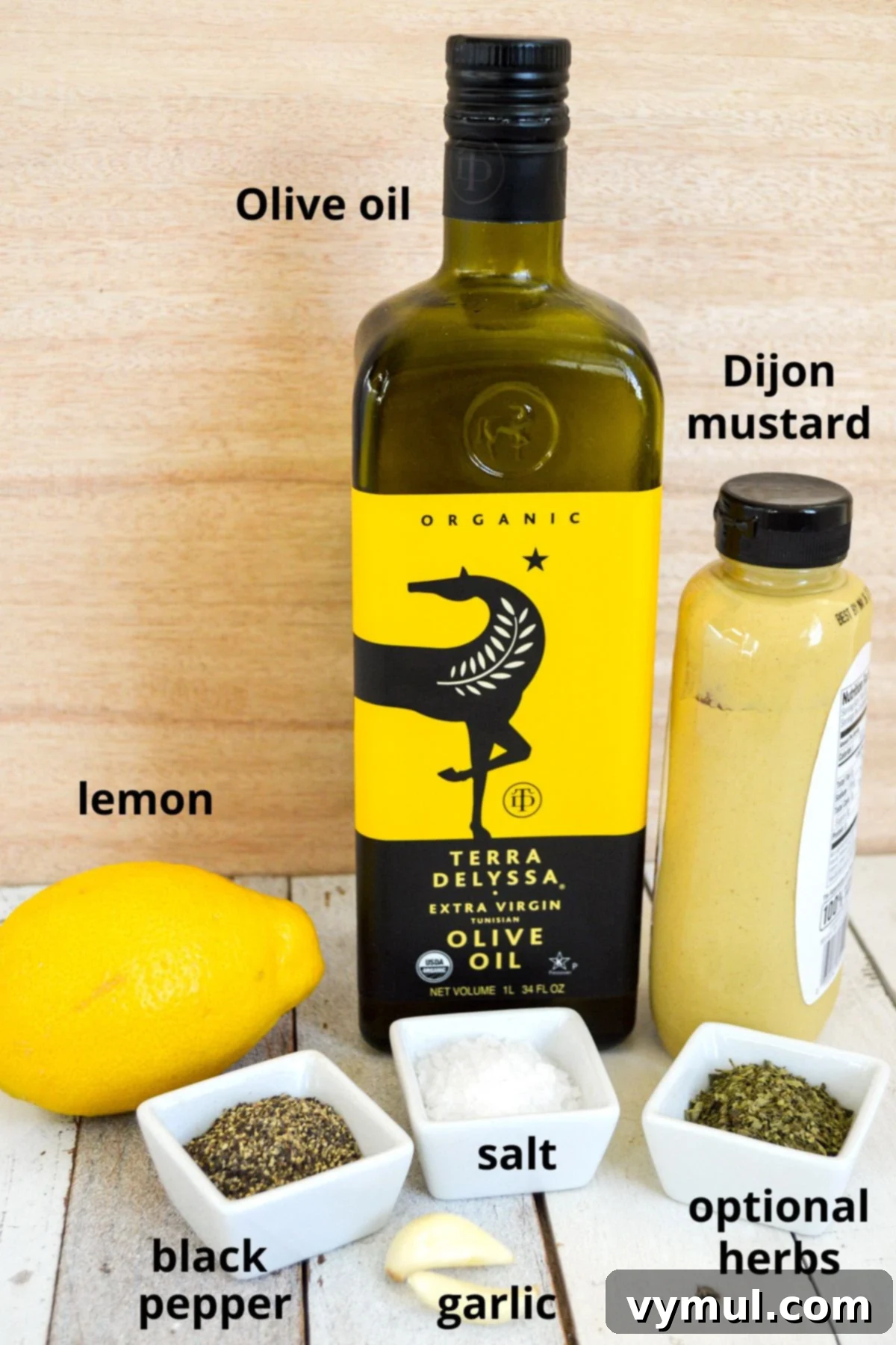 lemon vinaigrette recipe ingredients